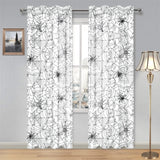Spider web cobweb pattern Gauze Curtain