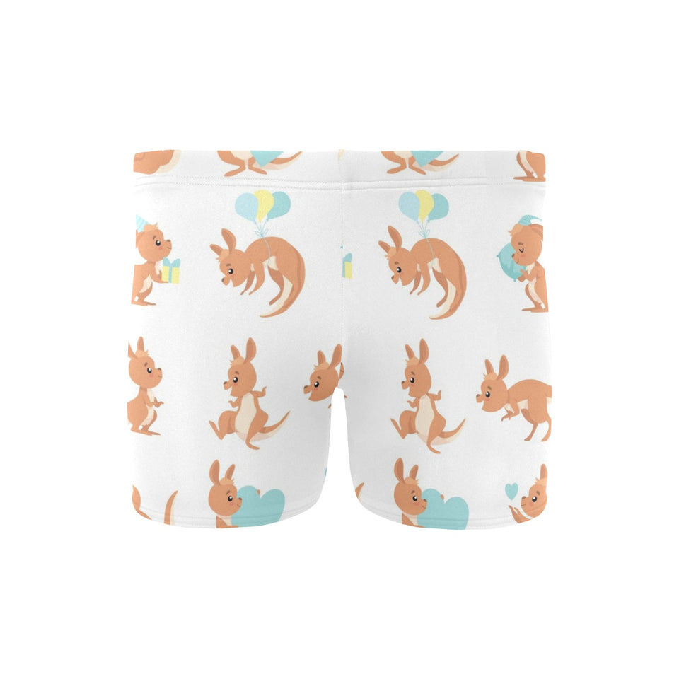 Cute Kangaroo pattern Men's Swimming Trunks