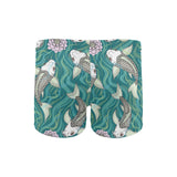 Koi Fish Carp Fish lotus pattern Men's Swimming Trunks