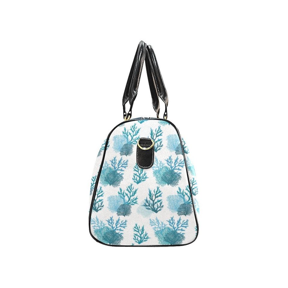 Coral Reef Pattern Print Design 04 Travel Bag