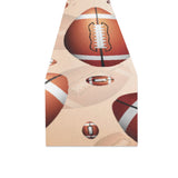 American football ball design pattern Table Runner