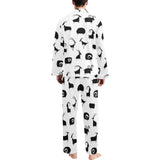Goat ram pattern Men's Long Pajama Set