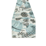 Dragonfly Butterfly Plants insect flower vintage s Table Runner