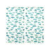 Green ginkgo leaves pattern Gauze Curtain