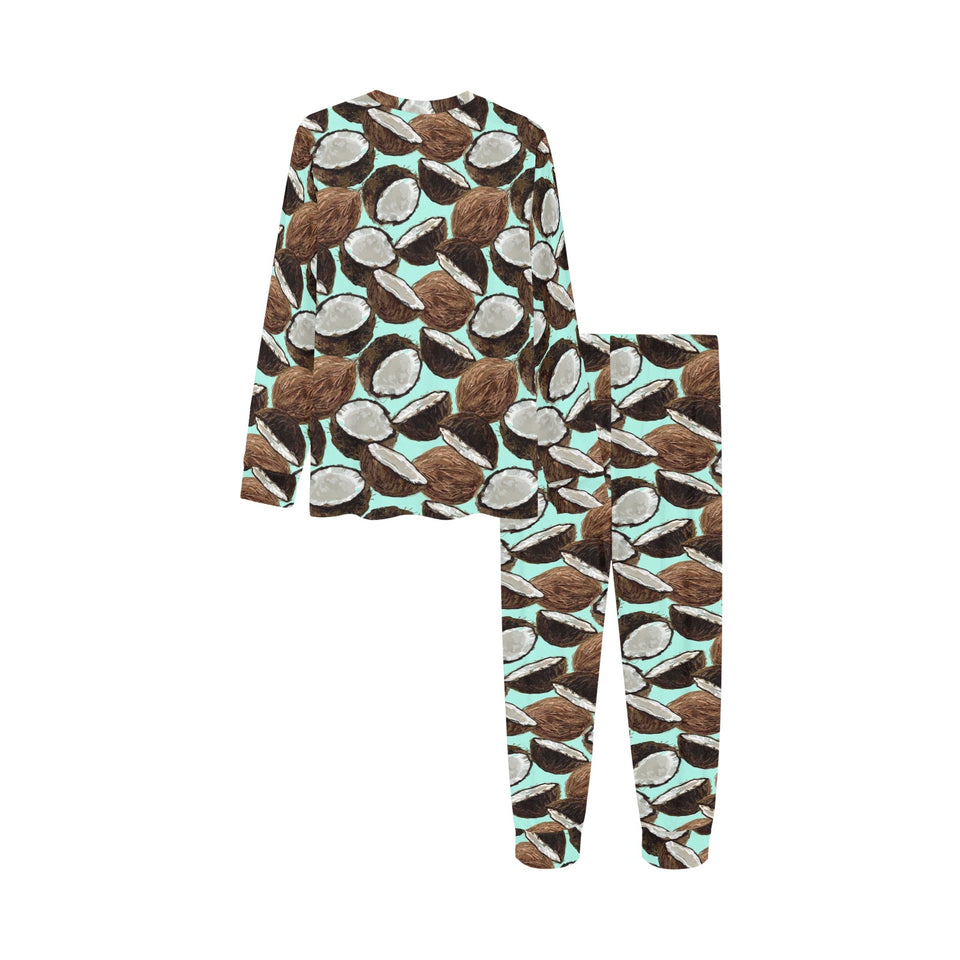 Coconut Pattern Print Design 03 Kids' Boys' Girls' All Over Print Pajama Set