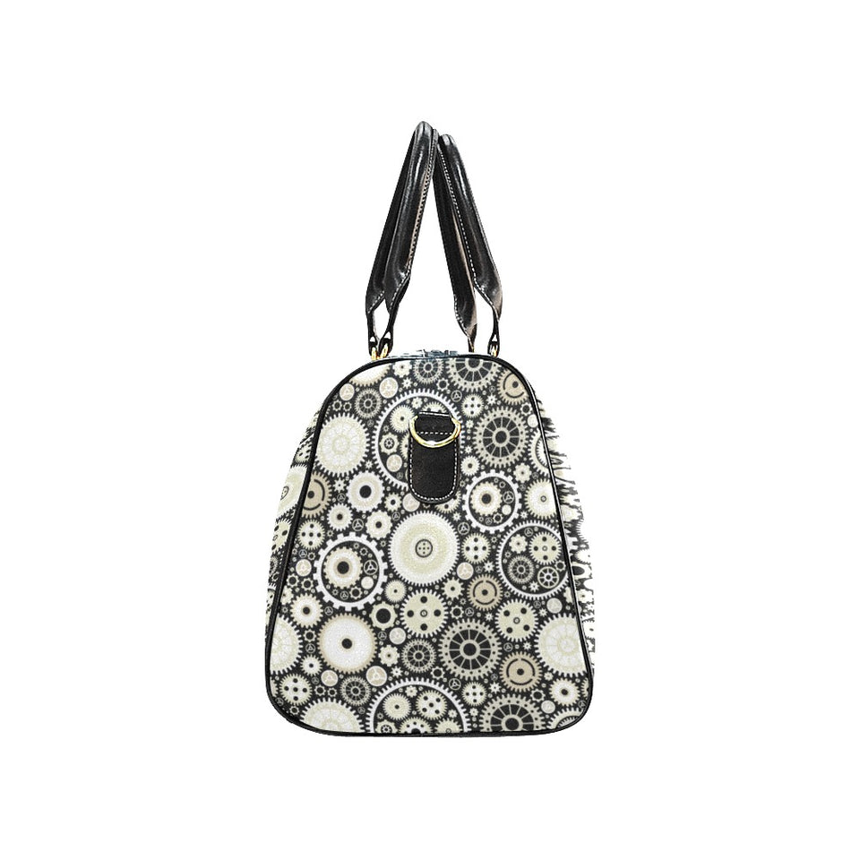 Gear Pattern Print Design 02 Travel Bag