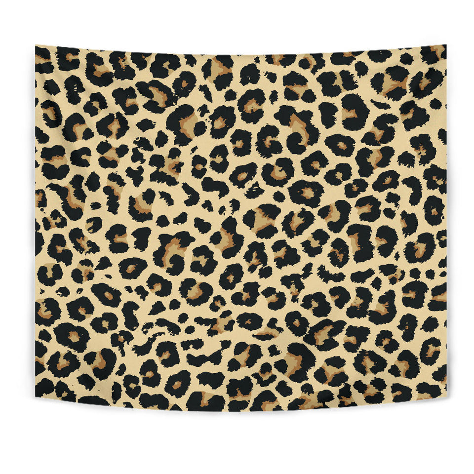 Leopard Print Design Pattern Wall Tapestry