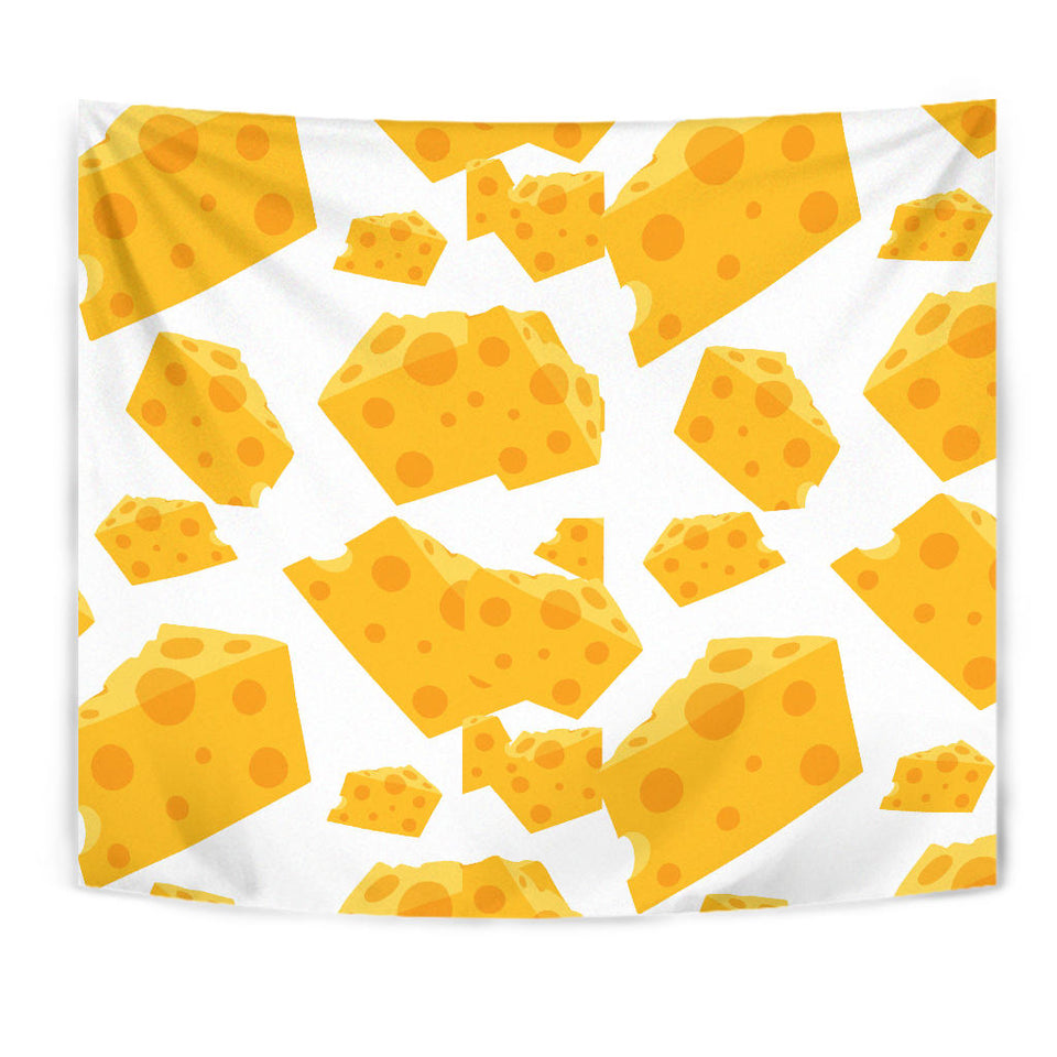 Cheese Slice Pattern Wall Tapestry