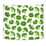 Cute Broccoli Pattern Wall Tapestry