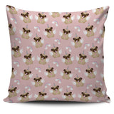 Cute Unicorn Pug Pattern Pillow Cover
