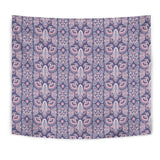 Indian Batik Style Pattern Wall Tapestry