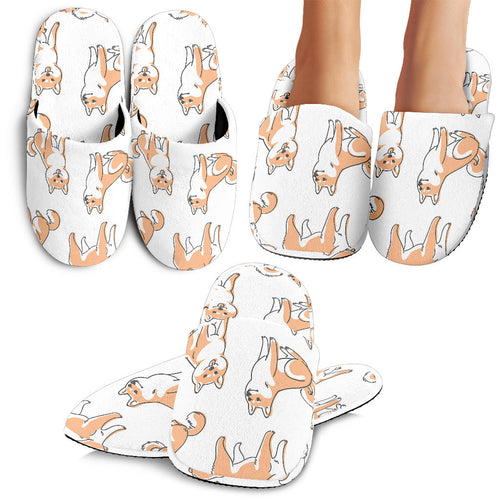 Shiba Inu Dog Pattern Slippers