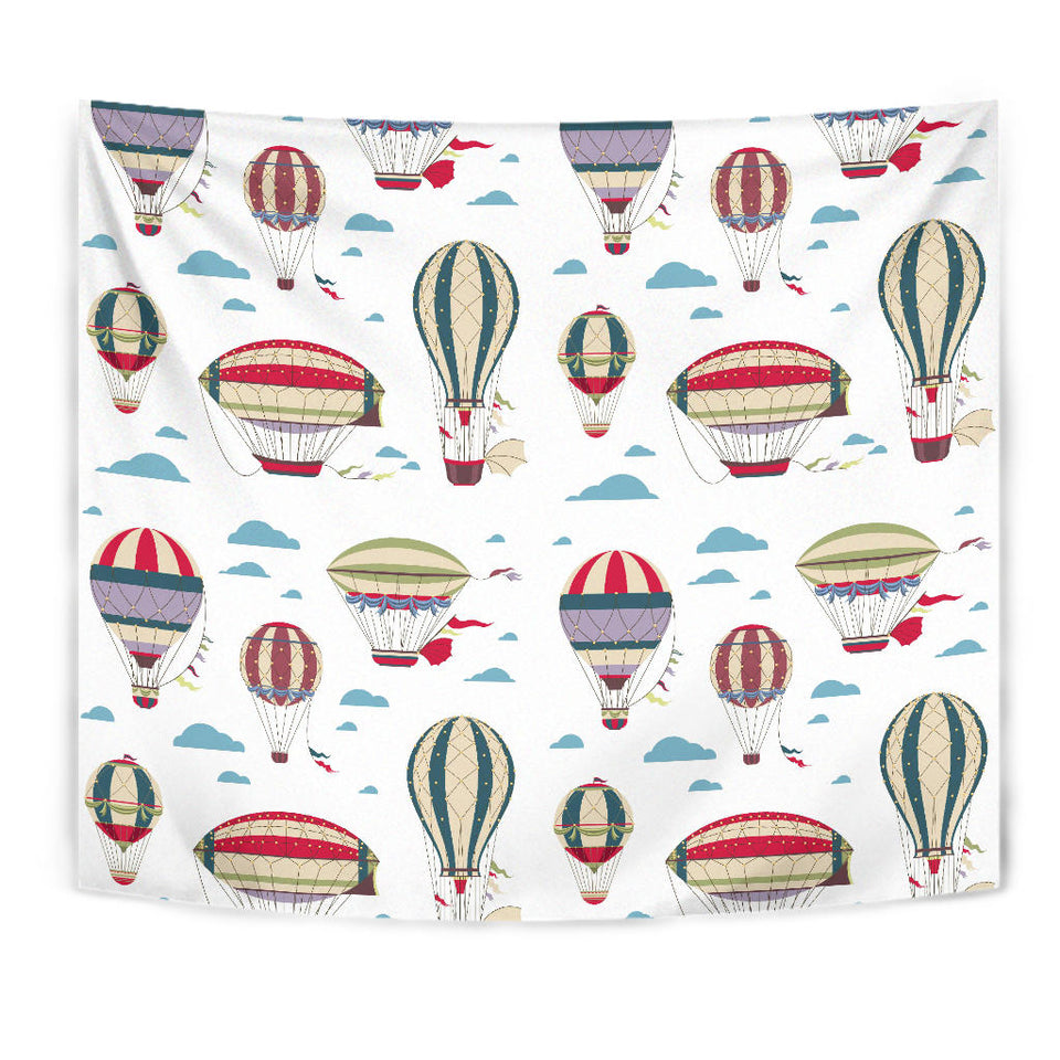 Hot Air Balloon Pattern Wall Tapestry