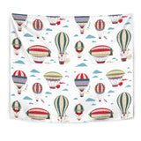 Hot Air Balloon Pattern Wall Tapestry