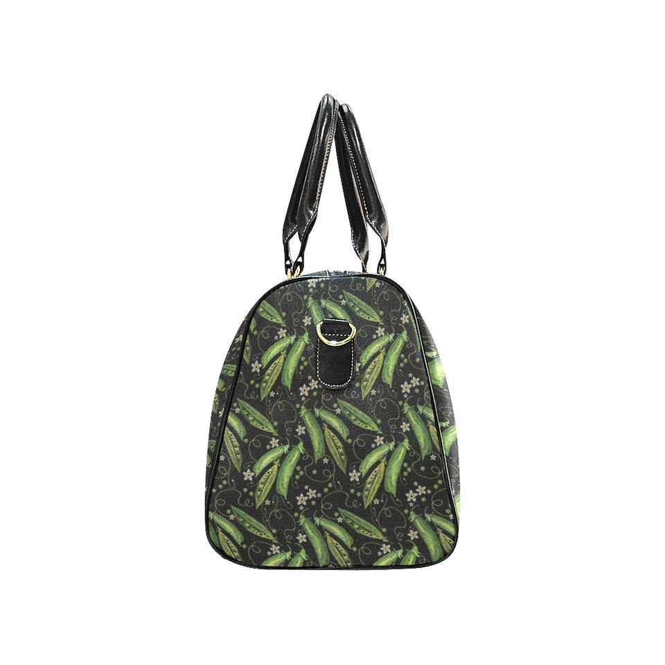 Green Peas Pattern Print Design 02 Travel Bag