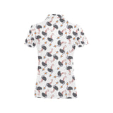 Ostrich Pattern Print Design 02 Women's All Over Print Polo Shirt