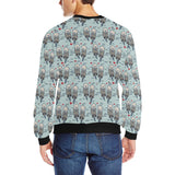 Lovely Sea Otter Pattern Men's Crew Neck Sweatshirt