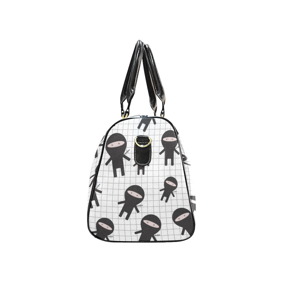 Ninja pattern plaid background Travel Bag