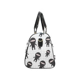 Ninja pattern plaid background Travel Bag