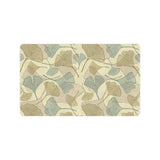 Ginkgo leaves design pattern Doormat