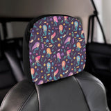 beautiful mermaid Fish jellyfish algae other marin Car Headrest Cover