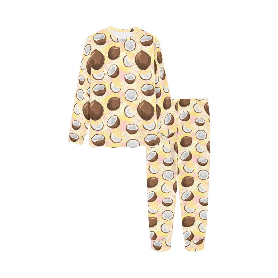 Coconut Pattern Print Design 05 Kids' Boys' Girls' All Over Print Pajama Set
