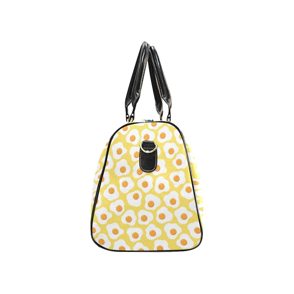 Fried Eggs Pattern Print Design 05 Travel Bag