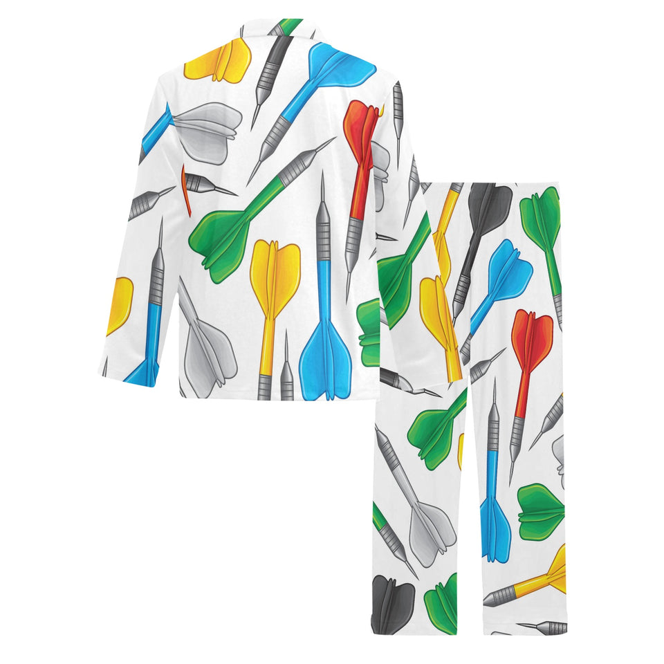Darts Pattern Print Design 03 Men's Long Pajama Set