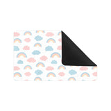 Cute rainbow clound pattern Doormat