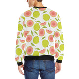 Guava pattern Men's Crew Neck Sweatshirt