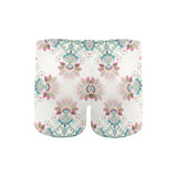 Square floral indian flower pattern Men's Swimming Trunks