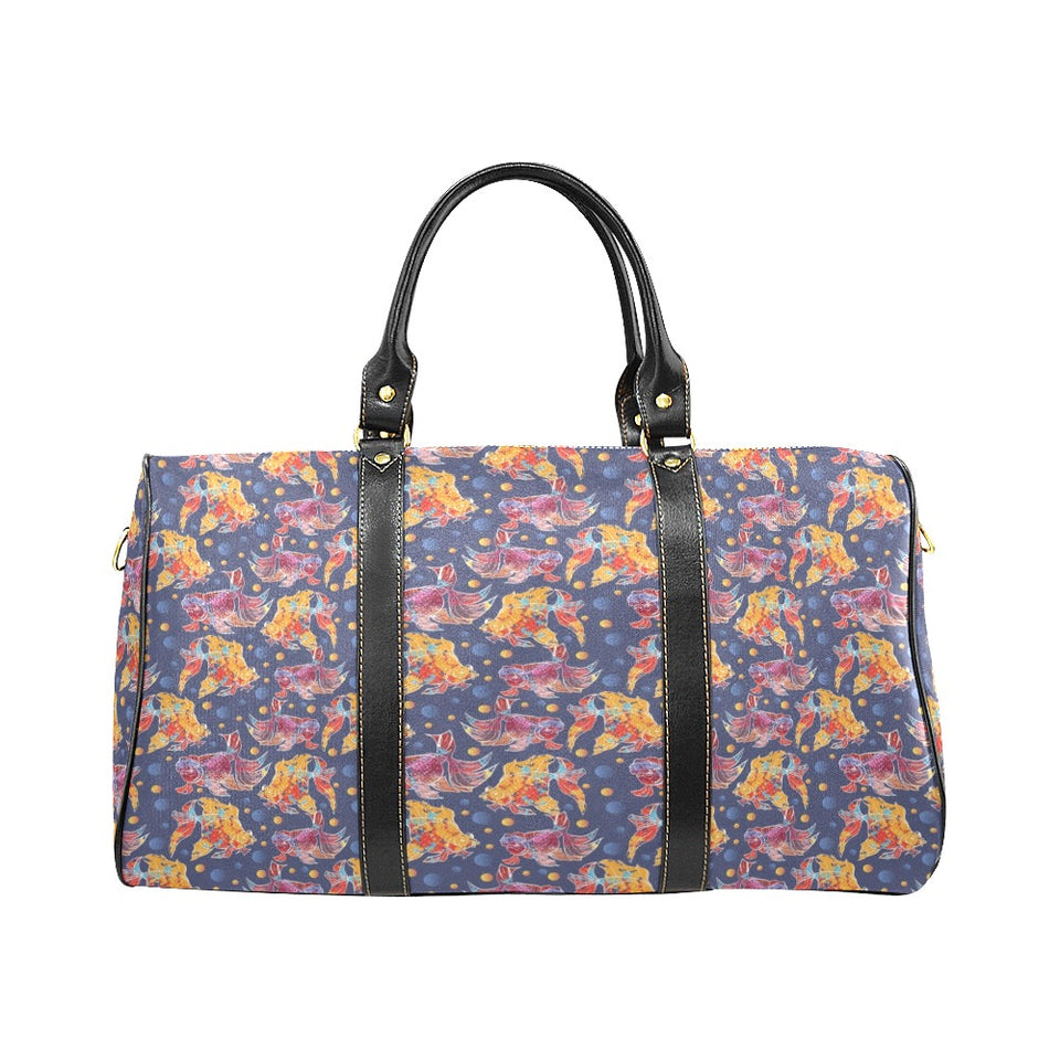 Goldfish Pattern Print Design 05 Travel Bag