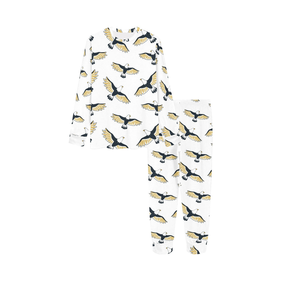 Eagle Pattern Print Design 03 Kids' Boys' Girls' All Over Print Pajama Set