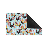 Rooster chicken cock snowfalke Doormat