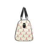 Golden Retriever Pattern Print Design 01 Travel Bag