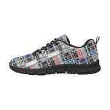 Skate Board Pattern Print Design 04 Men's Breathable Sneakers ( Model 055)