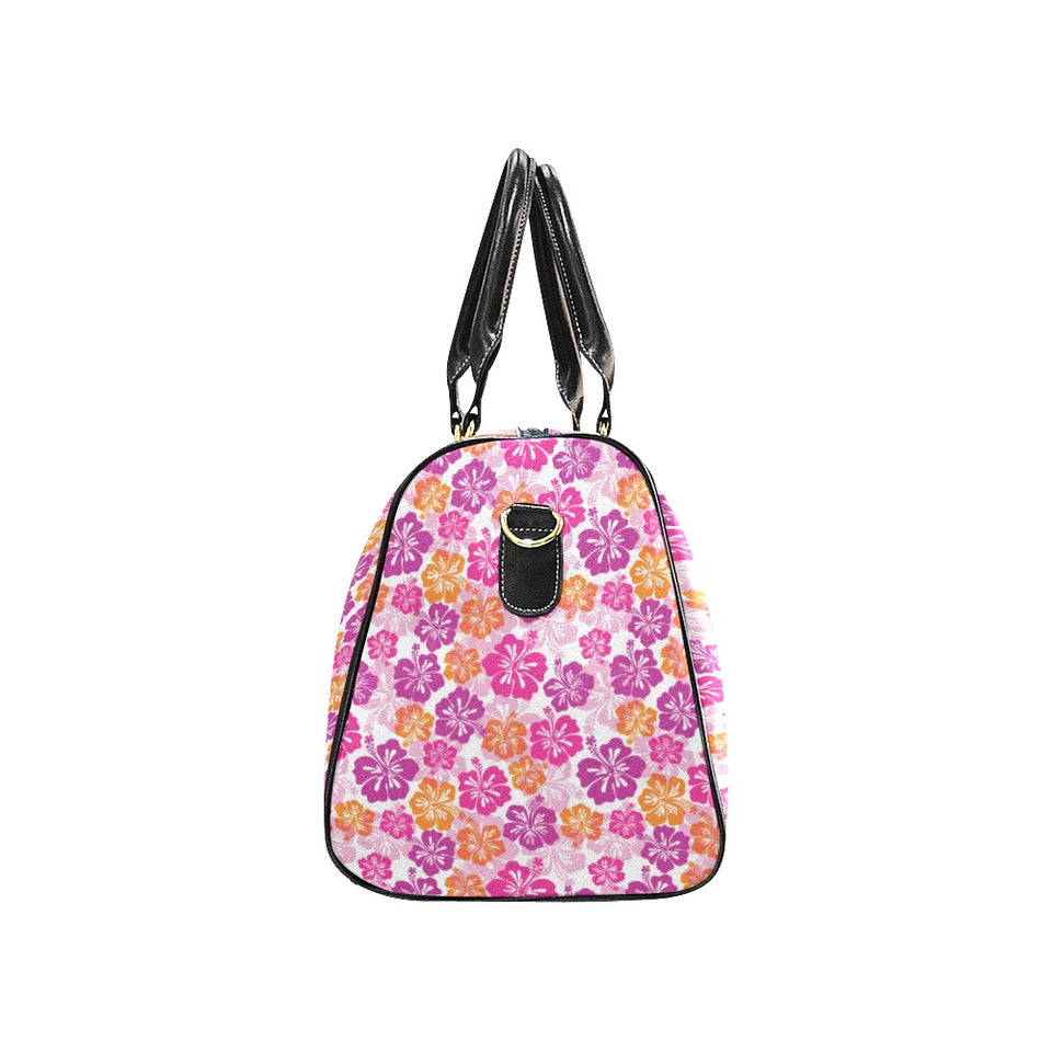 Hibiscus Pattern Print Design 01 Travel Bag