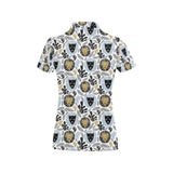 Lion Pattern Print Design 05 Women's All Over Print Polo Shirt