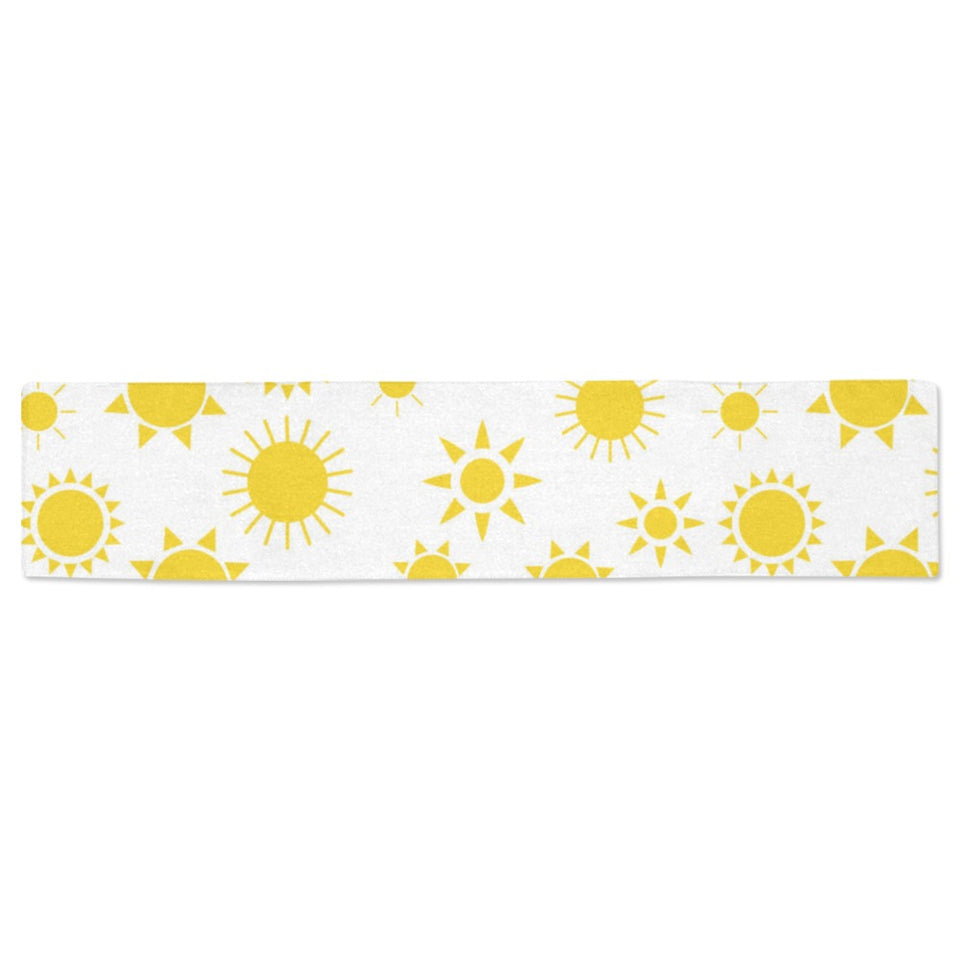 Sun pattern Table Runner