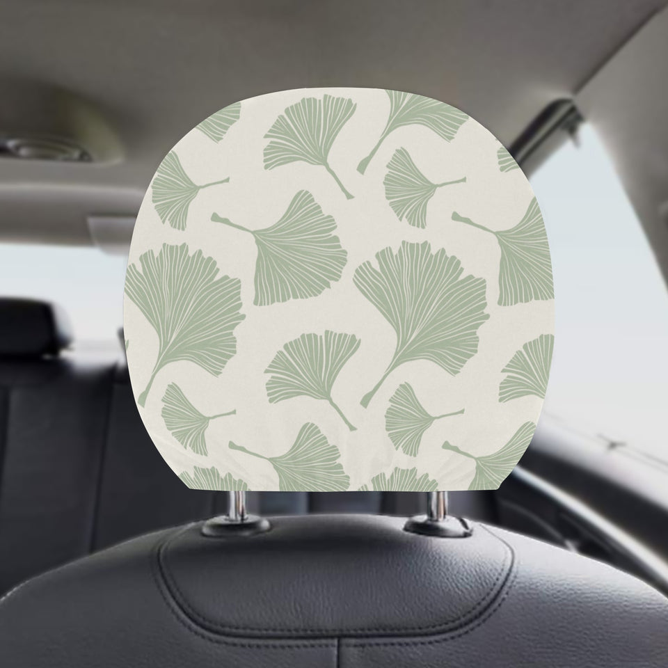 Ginkgo leaves pattern Car Headrest Cover