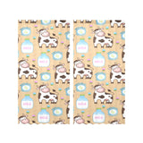 Cow bottle of milk pattern Gauze Curtain