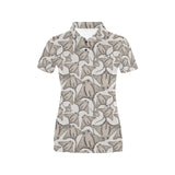 Stingray Pattern Print Design 05 Women's All Over Print Polo Shirt