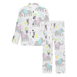Cute elephant mouse pattern Men's Long Pajama Set