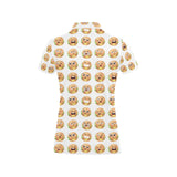Hamburger Pattern Print Design 04 Women's All Over Print Polo Shirt