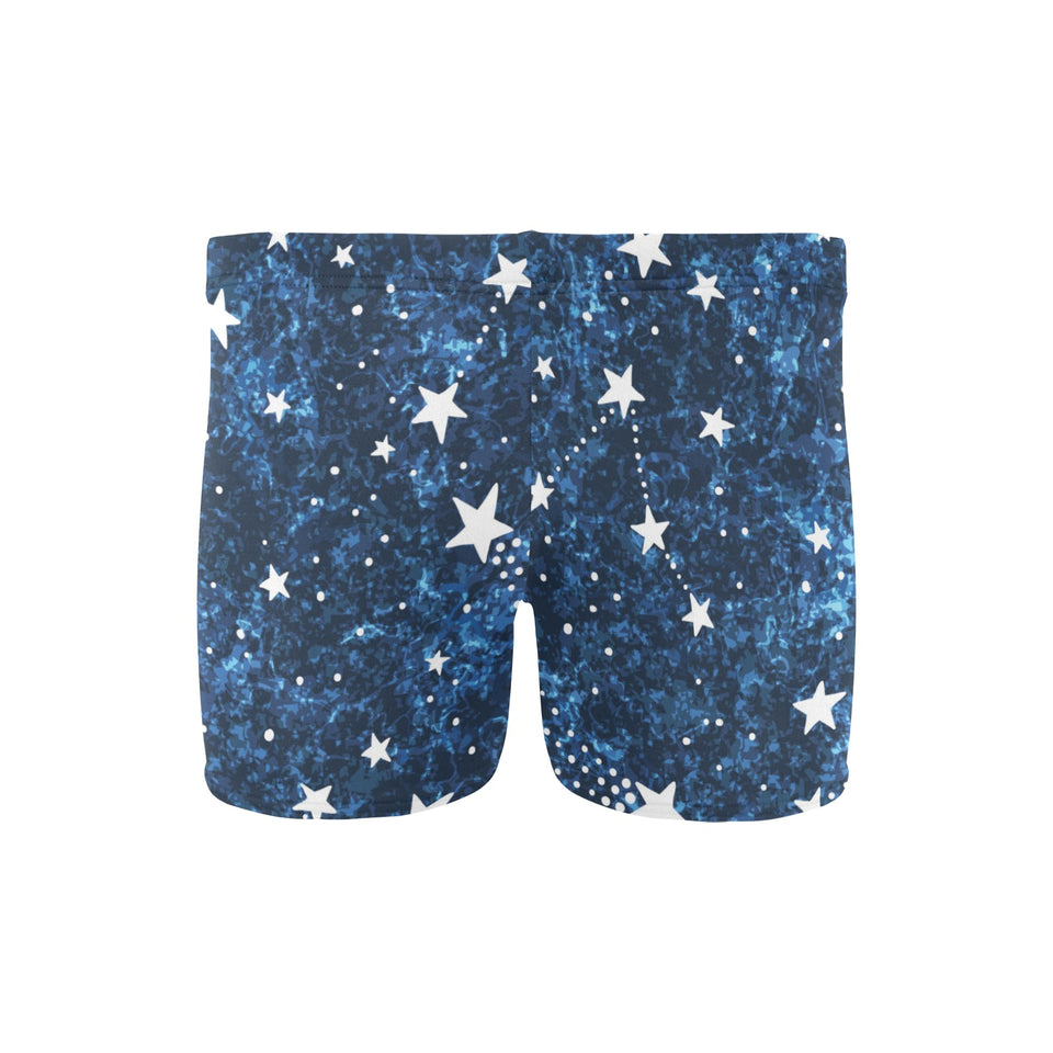 Night sky star pattern Men's Swimming Trunks