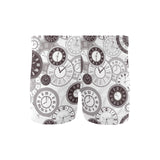 Classic vintage clock pattern Men's Swimming Trunks