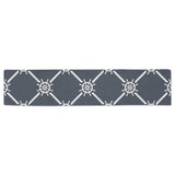 nautical steering wheel rope pattern Table Runner