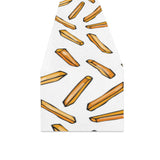 French fries potato pattern Table Runner
