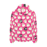 Guinea Pig Pattern Print Design 01 Men's Padded Hooded Jacket