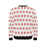 Daruma japanese wooden doll pattern Men's Crew Neck Sweatshirt